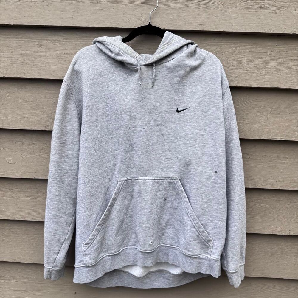 Nike Men's Grey Hoodie